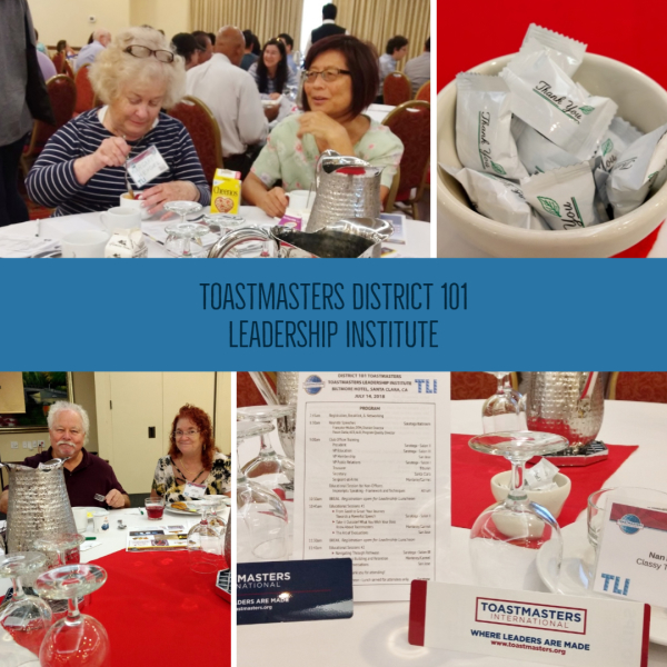 Highlight pictures from the July 2018 D101 Toastmasters Leadership Institute